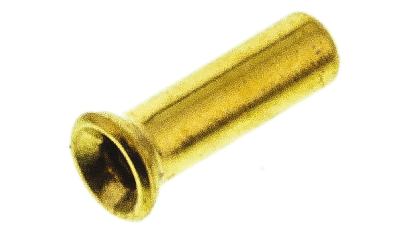 TE Connectivity Einzel-Sockel, Serie 1, Buchse, Gold über Nickel, Beryllium Copper, 28 → 25 AWG L. 4.52mm