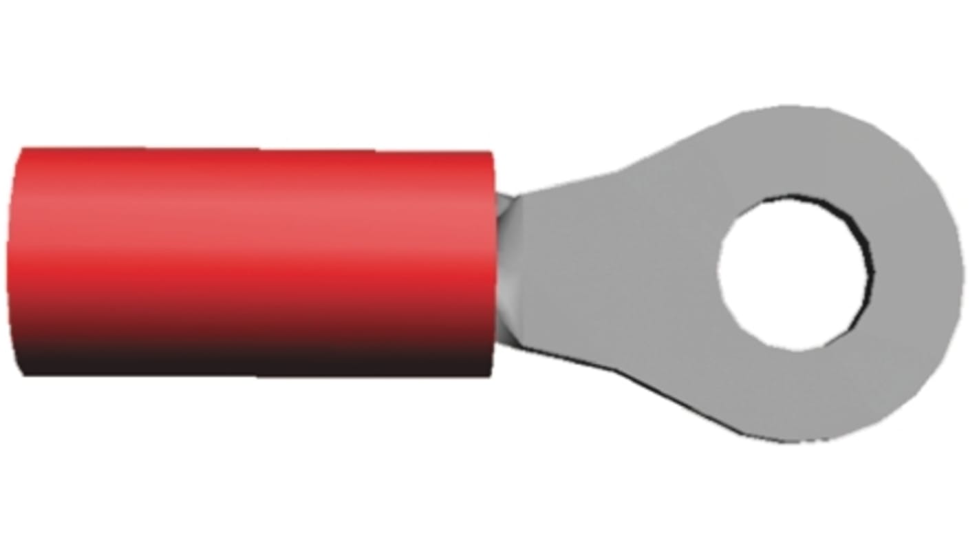 323008 | TE Connectivity, PIDG Insulated Crimp Ring Terminal, M3.5 Stud ...