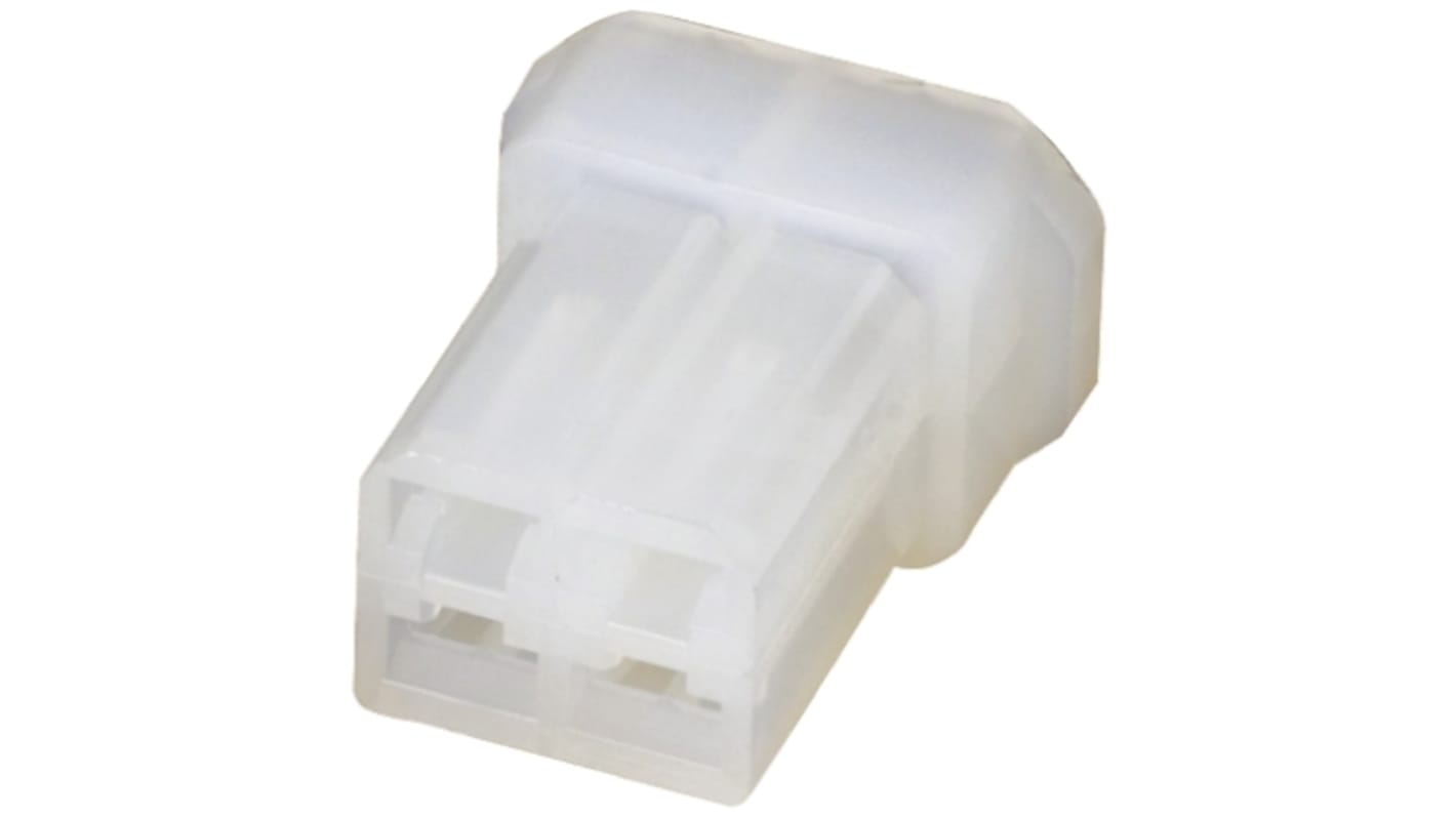 TE Connectivity, FASTIN-FASTON .110 4 Way Polyamide Crimp Terminal Housing, Natural