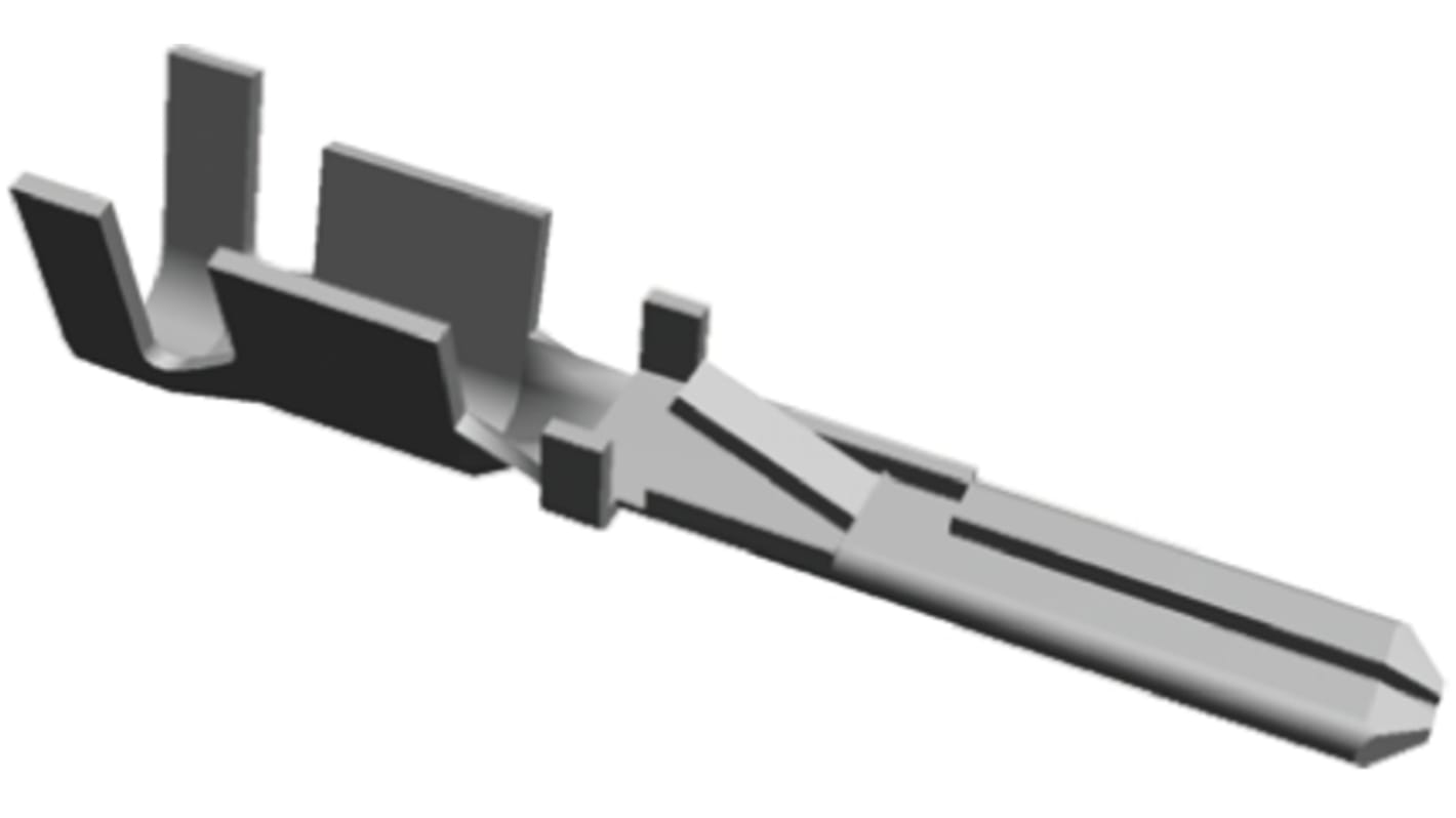 TE Connectivity FASTIN-FASTON .110 Flachsteckhülse, Unisoliert, 2.79 x 0.81mm, Stecker, 1mm² - 2.5mm², 17AWG min