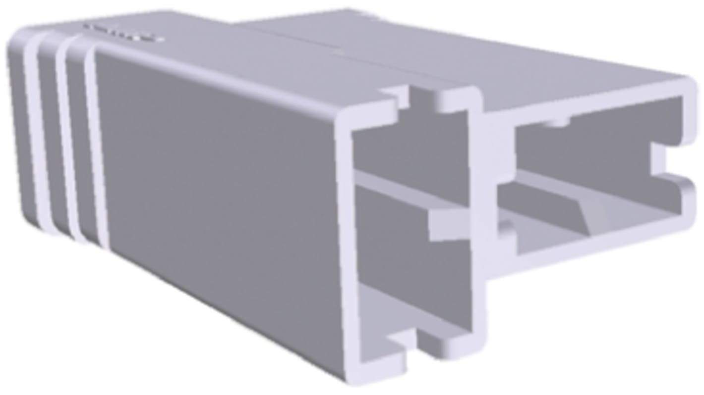 TE Connectivity コネクタハウジング 2極, Positive Lock .250, ナチュラル 926522-2