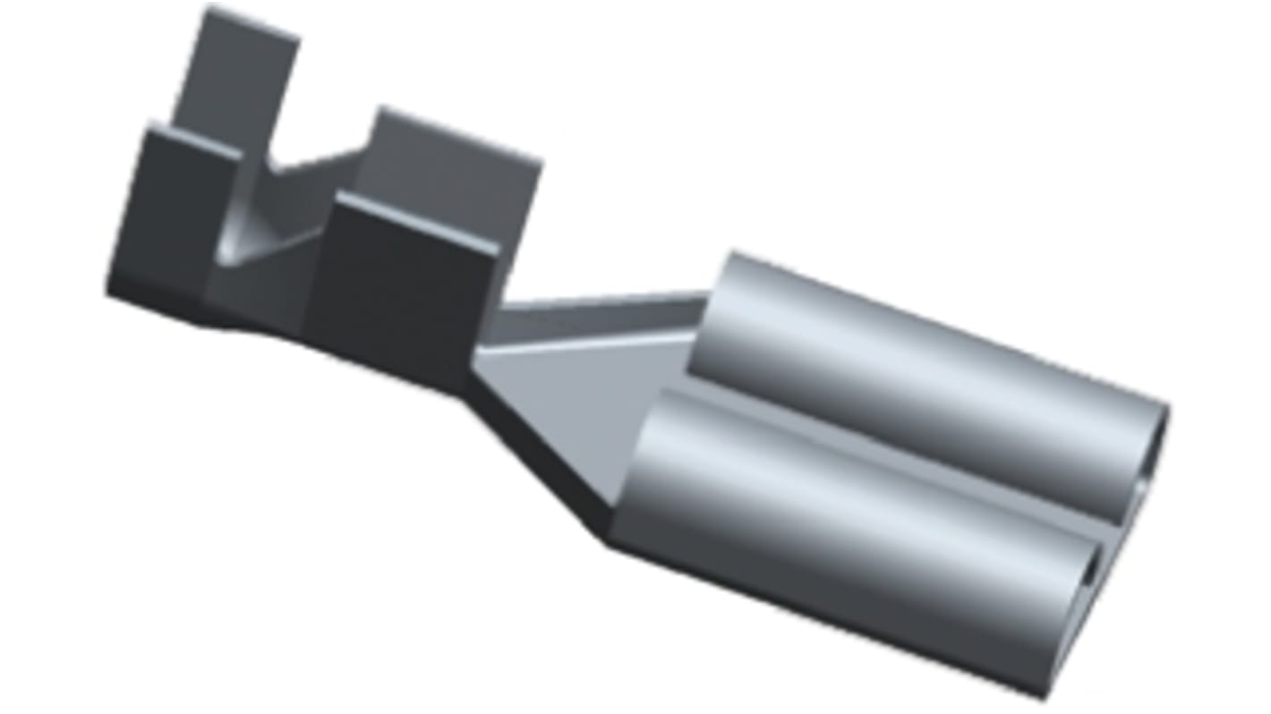 TE Connectivity FASTIN-FASTON .375 Flachsteckhülse, Unisoliert, 9.53 x 1.22mm, Buchse, 4mm² - 6mm², 11AWG min