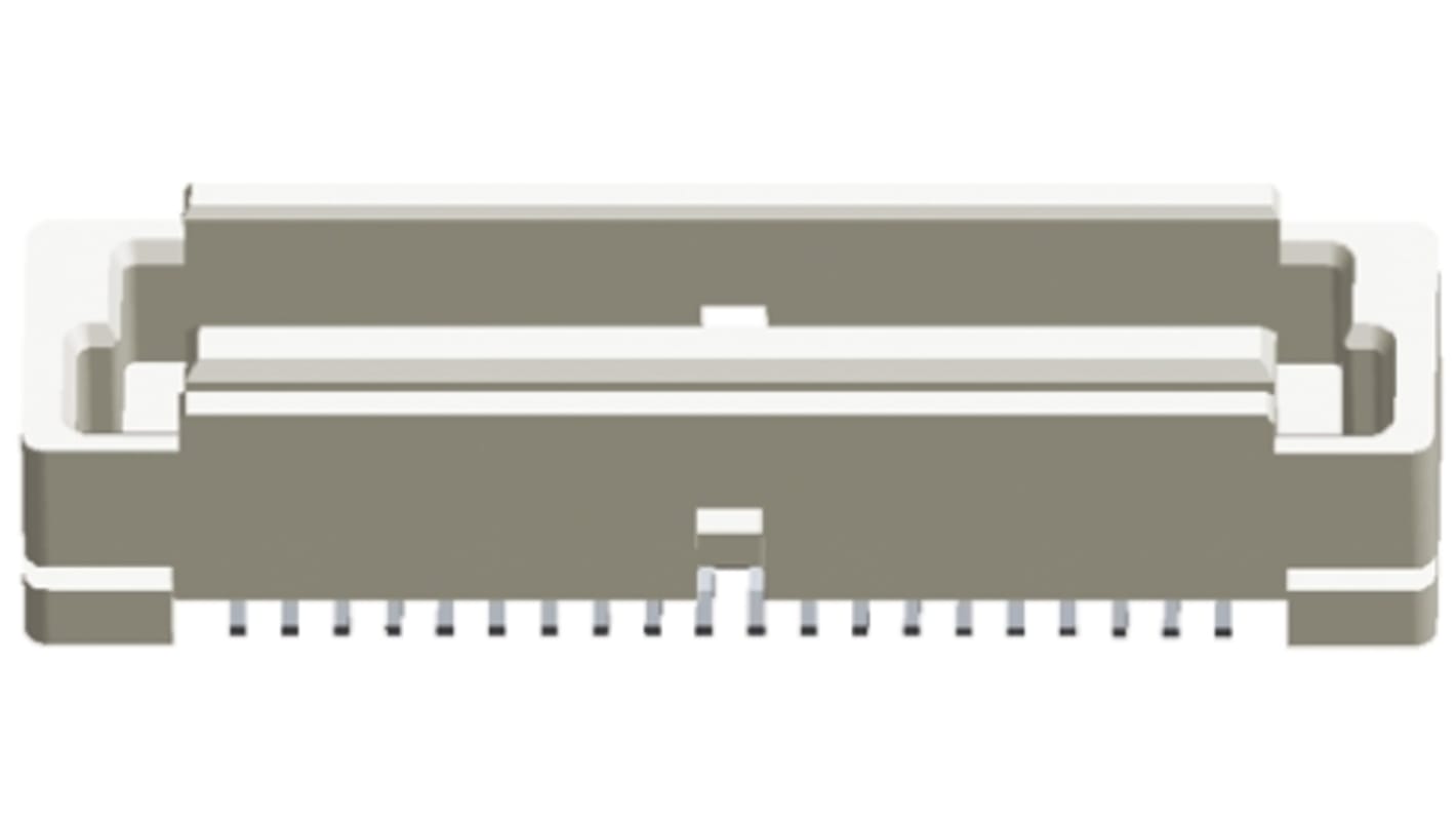 TE Connectivity Free Height, SMD Leiterplatten-Stiftleiste, Stecker, 40-polig / 2-reihig, Raster 0.8mm Lötanschluss