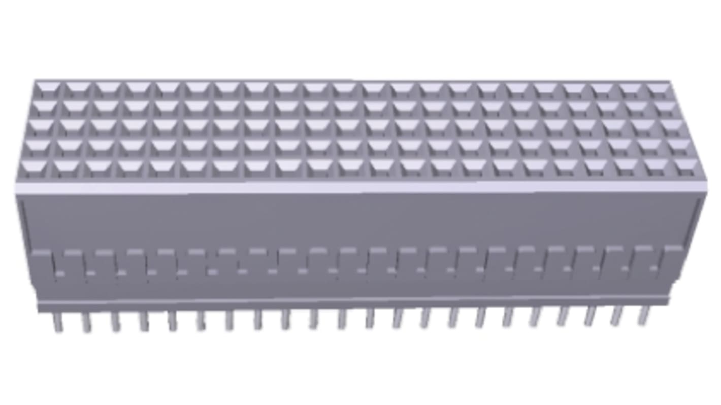 TE Connectivity, Z-PACK HM 2mm Pitch Hard Metric Type B Backplane Connector, Female, Straight, 19 Column, 5 Row, 95 Way