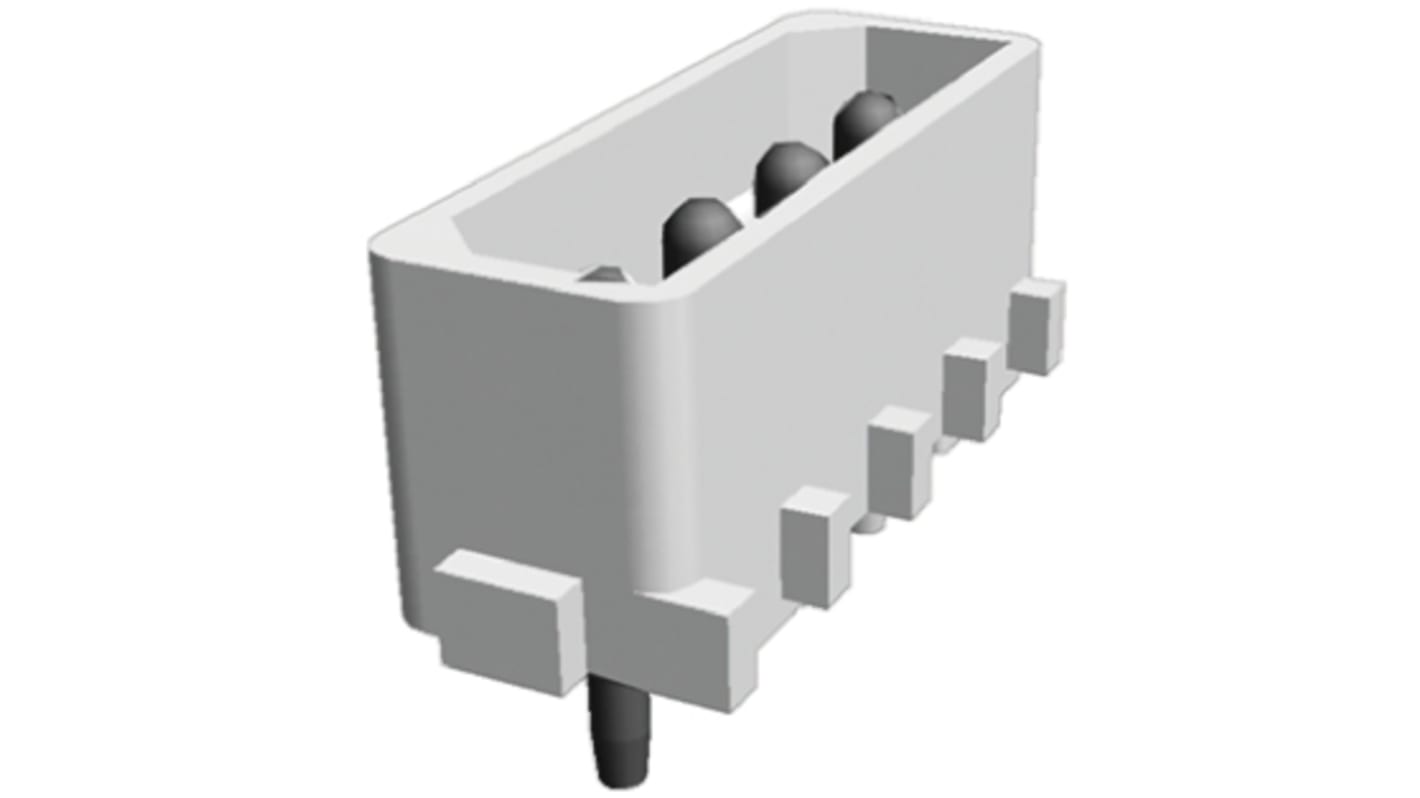 TE Connectivity Commercial MATE-N-LOK Series Straight Through Hole PCB Header, 4 Contact(s), 5.08mm Pitch, 1 Row(s),