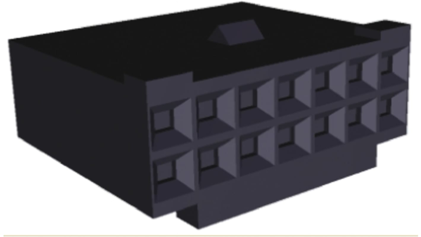 TE Connectivity, AMPMODU MOD IV Female Connector Housing, 2.54mm Pitch, 24 Way, 2 Row