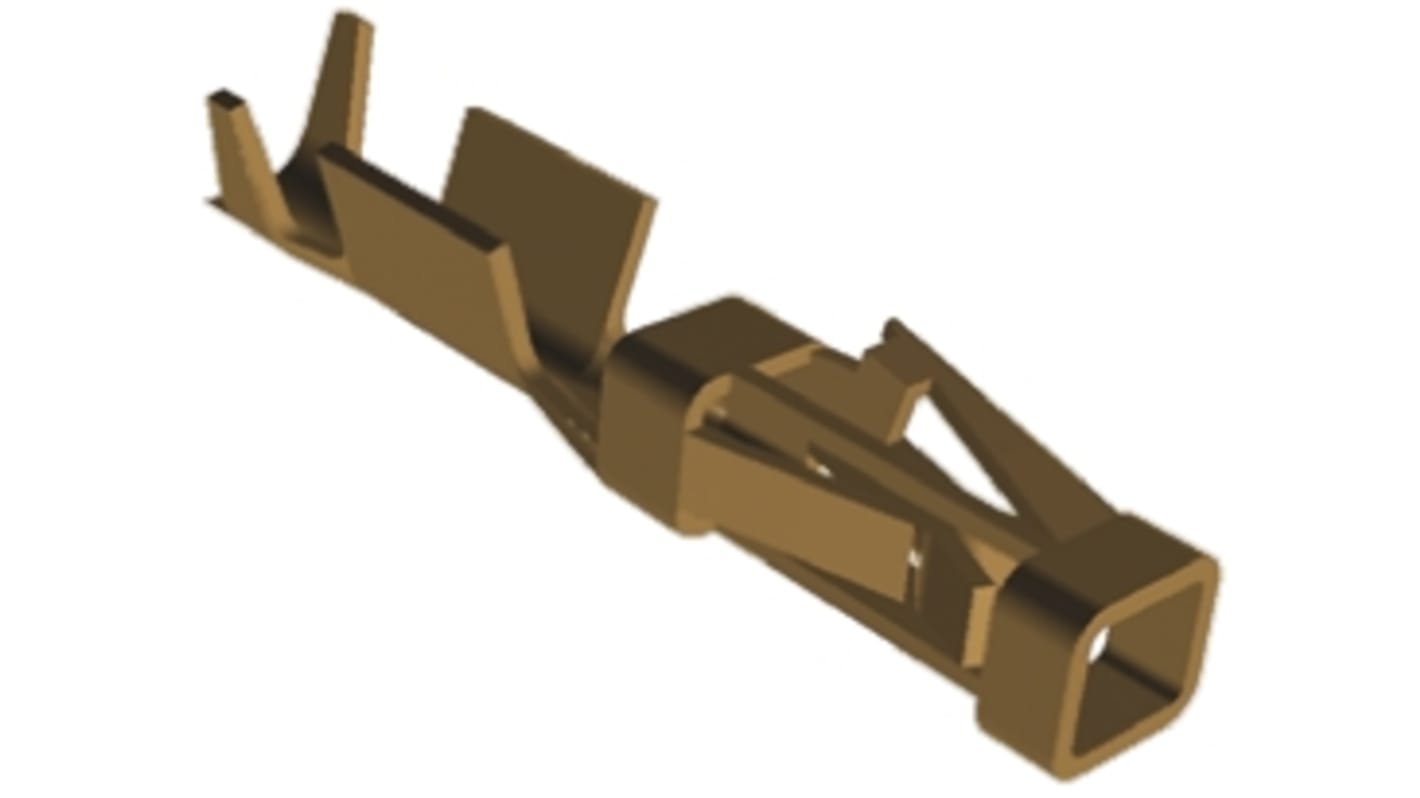 TE Connectivity AMPMODU Short Point Series Female Crimp Terminal, 24AWG Min, 20AWG Max