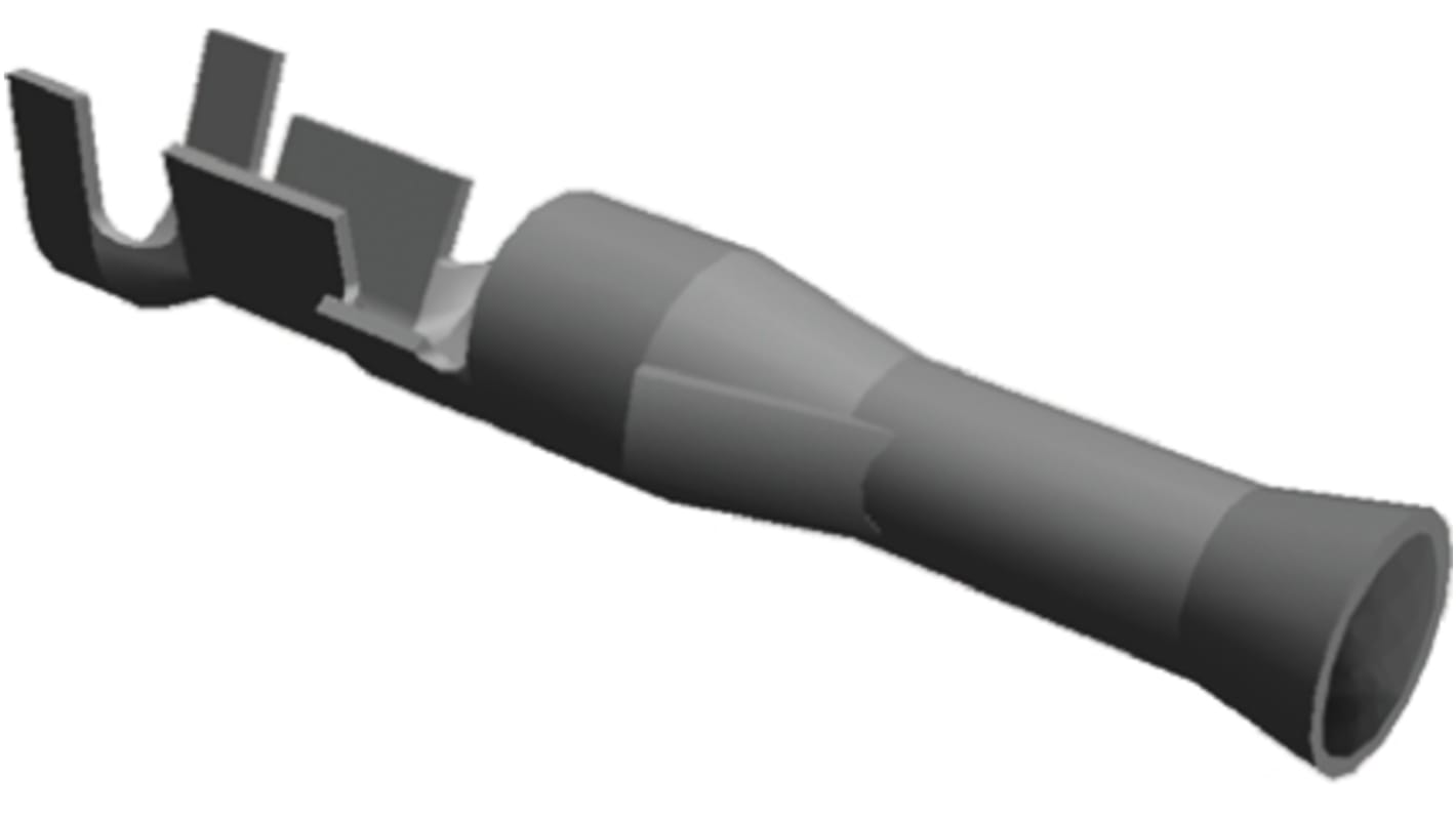 TE Connectivity .093 Commercial Series Female Crimp Terminal, 24AWG Min, 18AWG Max