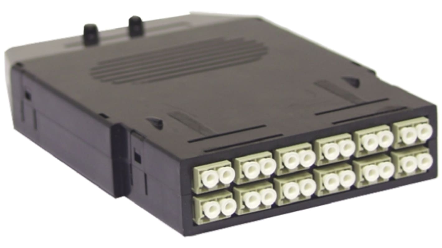 Polyco Healthline RapidNetSeries, 12 Port LC to LC Multimode Duplex Cassette, OM3 Optical Fibre Type