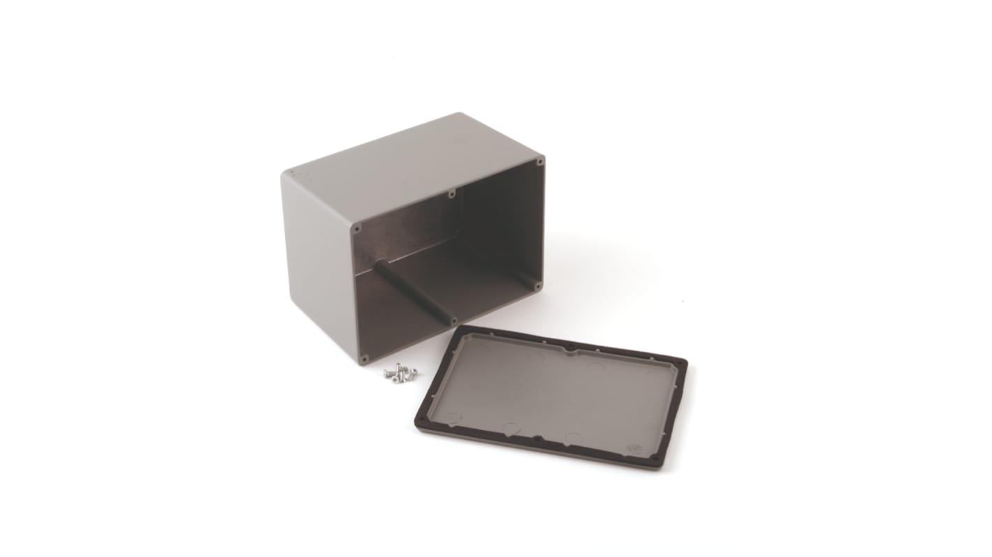 Deltron 481 Series Grey Die Cast Aluminium Enclosure, IP68, 275 x 175 x 66mm