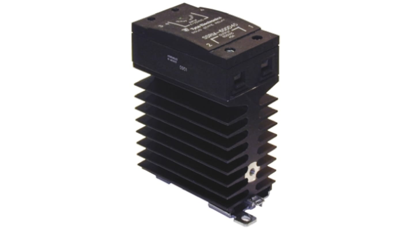 TE Connectivity Solid State Relay, 45 A Load, DIN Rail Mount, 660 V rms Load, 140 V rms Control