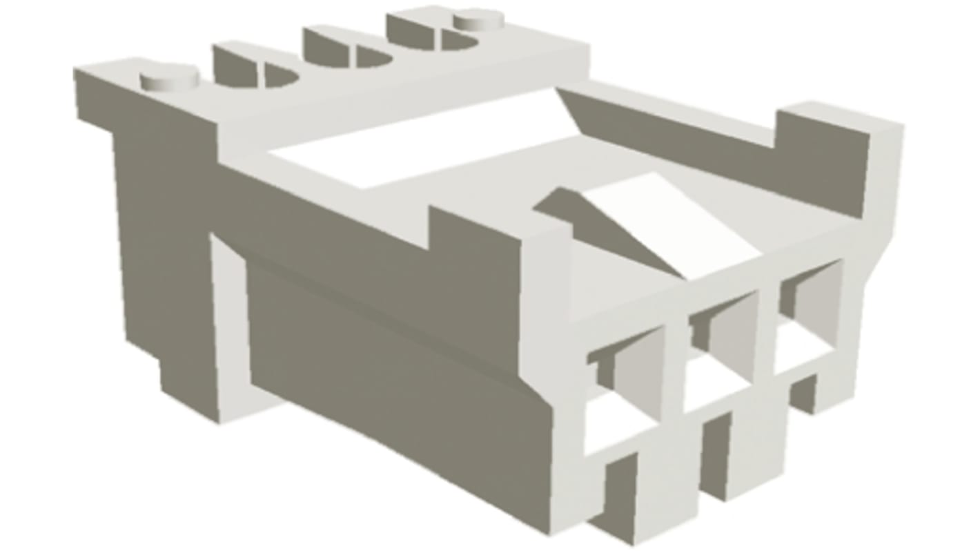 TE Connectivity 3-Way IDC Connector Socket for Cable Mount, 1-Row