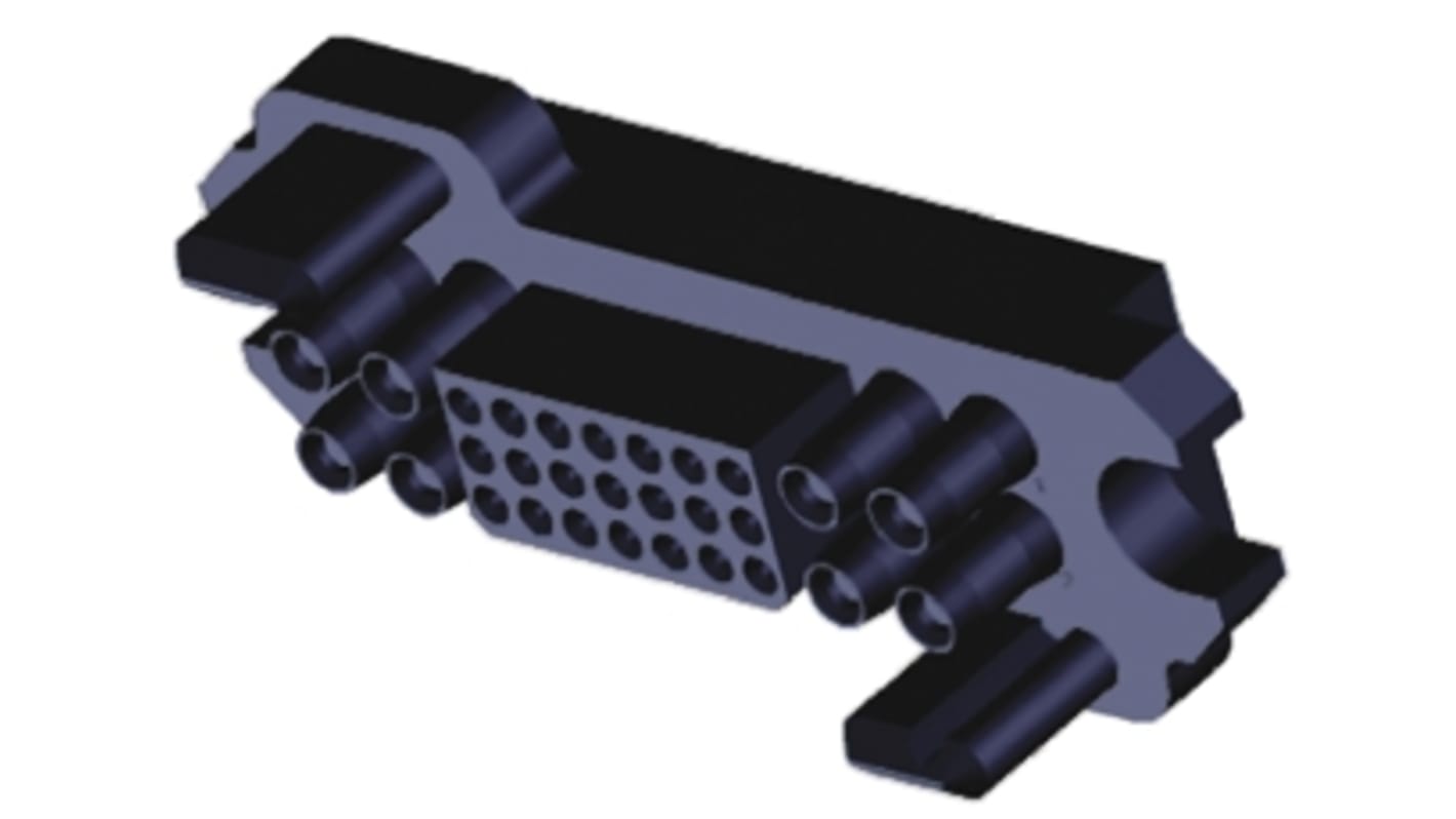 Base para conector de potencia TE Connectivity Elcon Hembra de 25 vías, 35A, Montaje de Cable