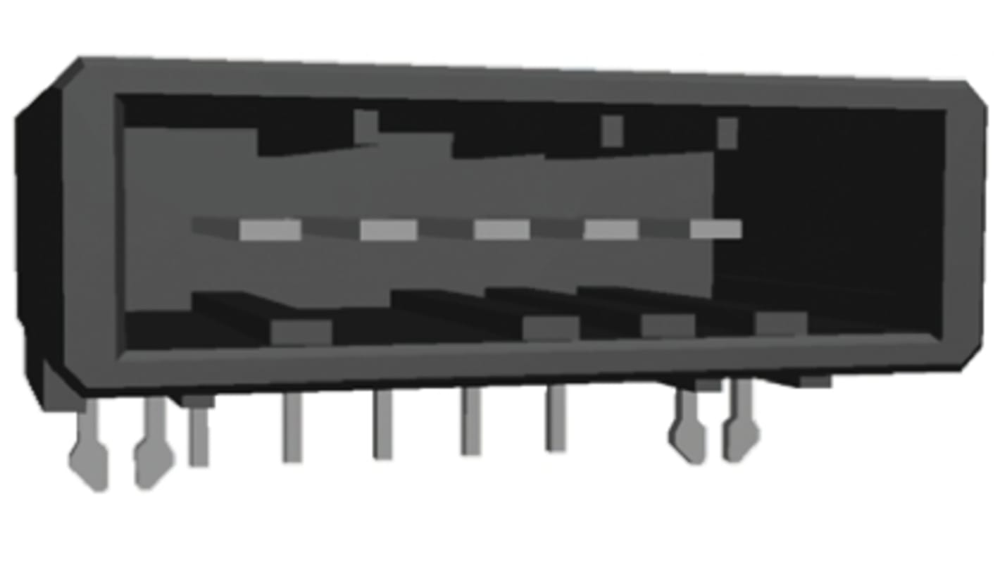 TE Connectivity Dynamic 3000 Series Right Angle Through Hole PCB Header, 5 Contact(s), 3.81mm Pitch, 1 Row(s), Shrouded