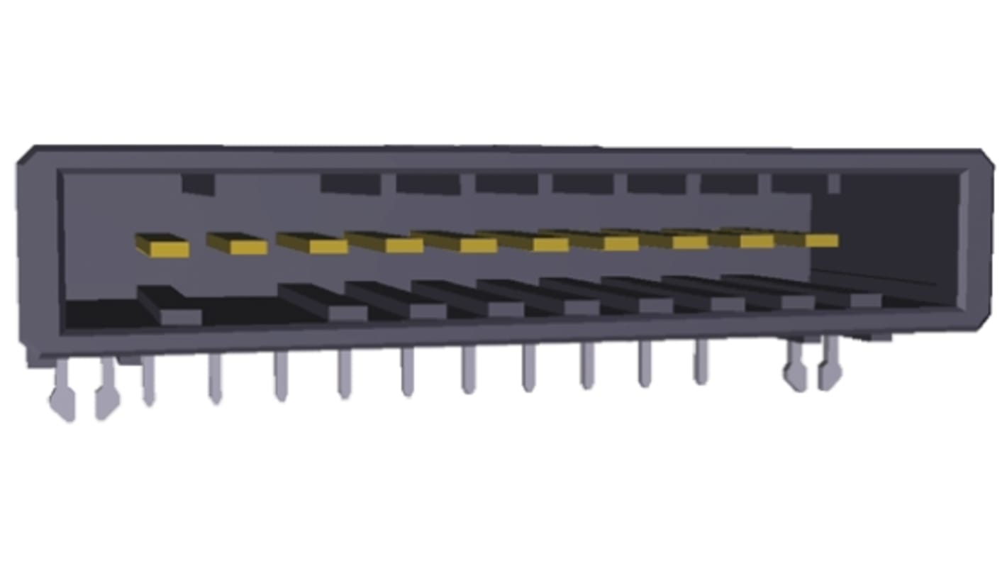 TE Connectivity Dynamic 3000 Series Right Angle Through Hole PCB Header, 10 Contact(s), 3.81mm Pitch, 1 Row(s), Shrouded