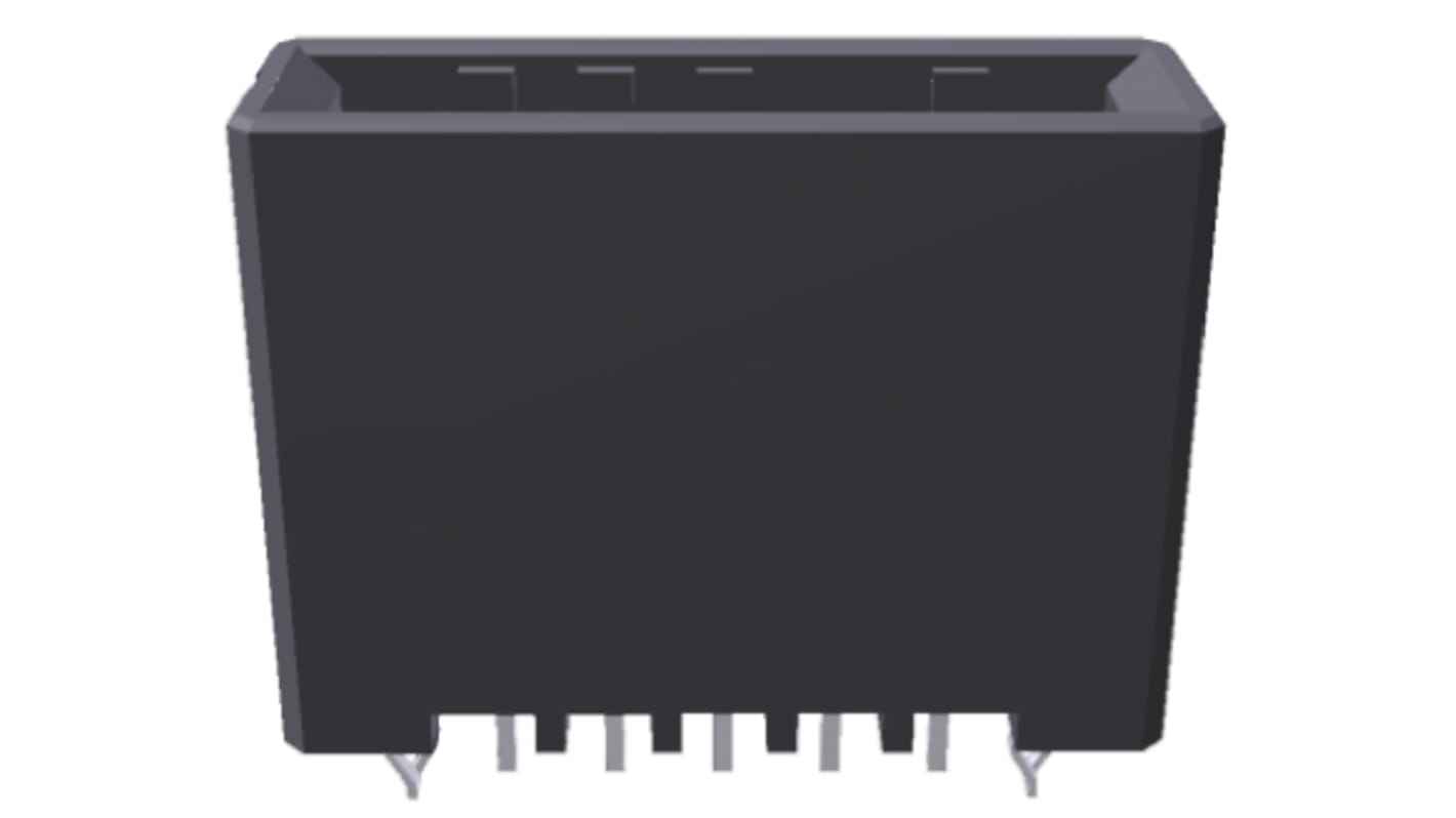 TE Connectivity Dynamic 3000 Series Straight Through Hole PCB Header, 5 Contact(s), 3.81mm Pitch, 1 Row(s), Shrouded