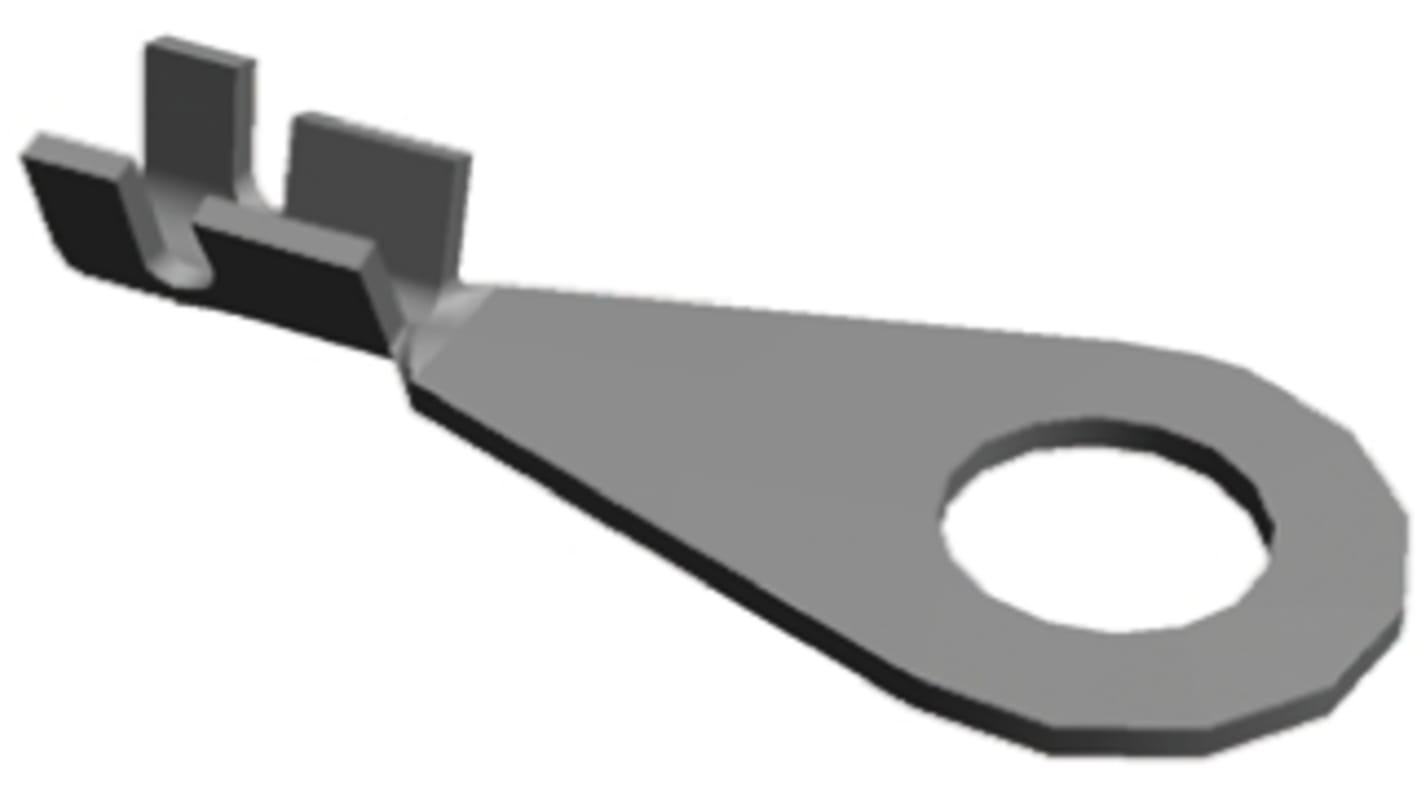 Terminale ad occhiello TE Connectivity, Ø perno M4, dimens. max filo 0.6mm², 20AWG