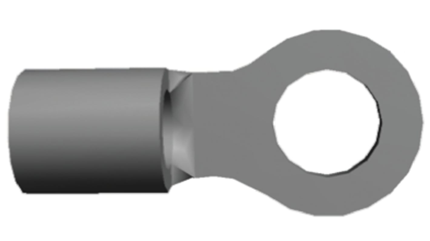 TE Connectivity, SOLISTRAND Uninsulated Crimp Ring Terminal, M5 Stud Size, 2.6mm² to 6.6mm² Wire Size