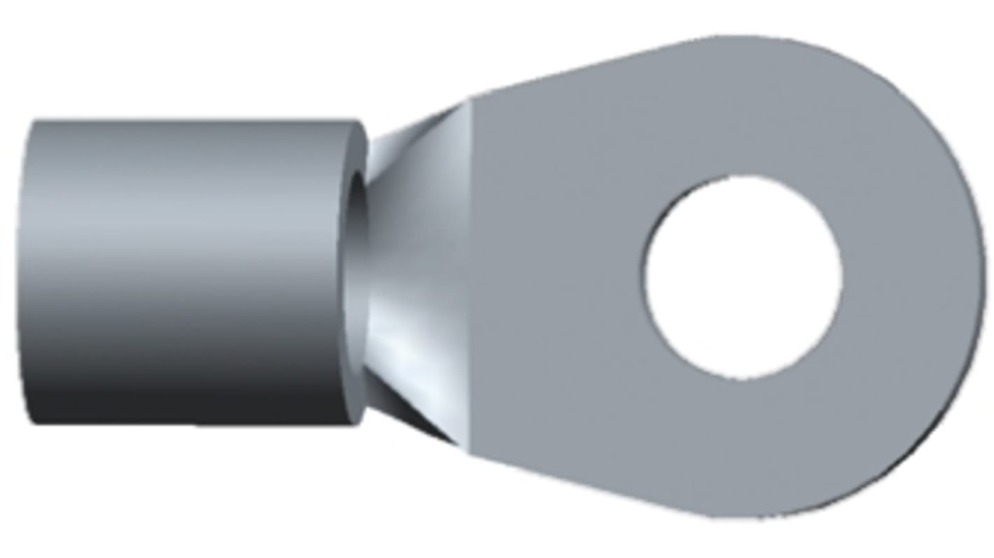 TE Connectivity, SOLISTRAND Uninsulated Ring Terminal, 4.17mm Stud Size, 6.6mm² to 10.5mm² Wire Size