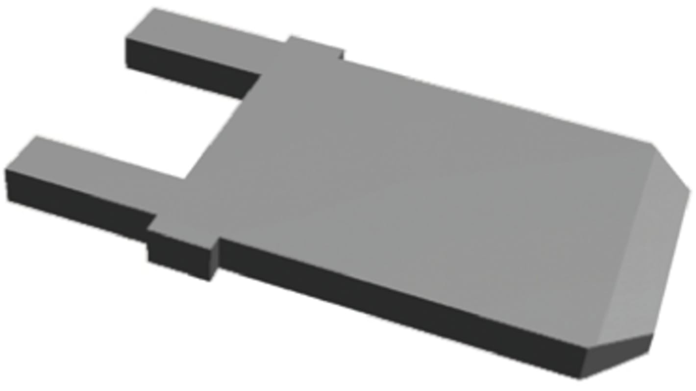 Terminal de lengüeta macho TE Connectivity FASTON .250 de soldar, 6.35 x 0.83mm, long. 12.37mm, de Latón estañado