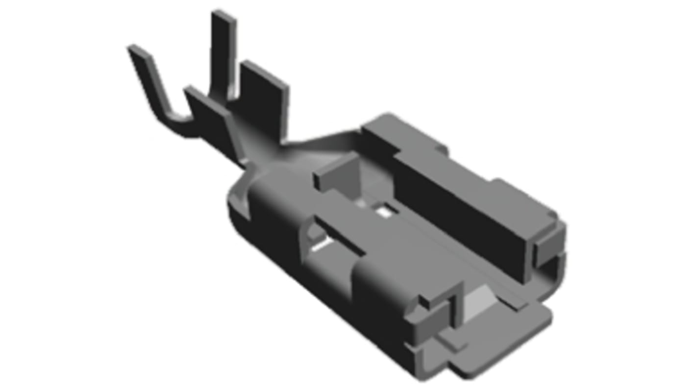 Terminal de lengüeta hembra TE Connectivity Positive Lock .250 Mk II de crimpar, 6.35 x 0.81mm, 0.8mm² → 2mm², long.