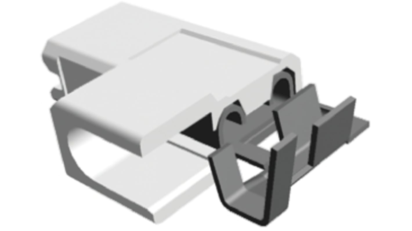 TE Connectivity Ultra-Pod Flachsteckhülse, Natur, Isoliert, 6.35 x 0.81mm, Buchse, 0.8mm² - 2mm², 18AWG min