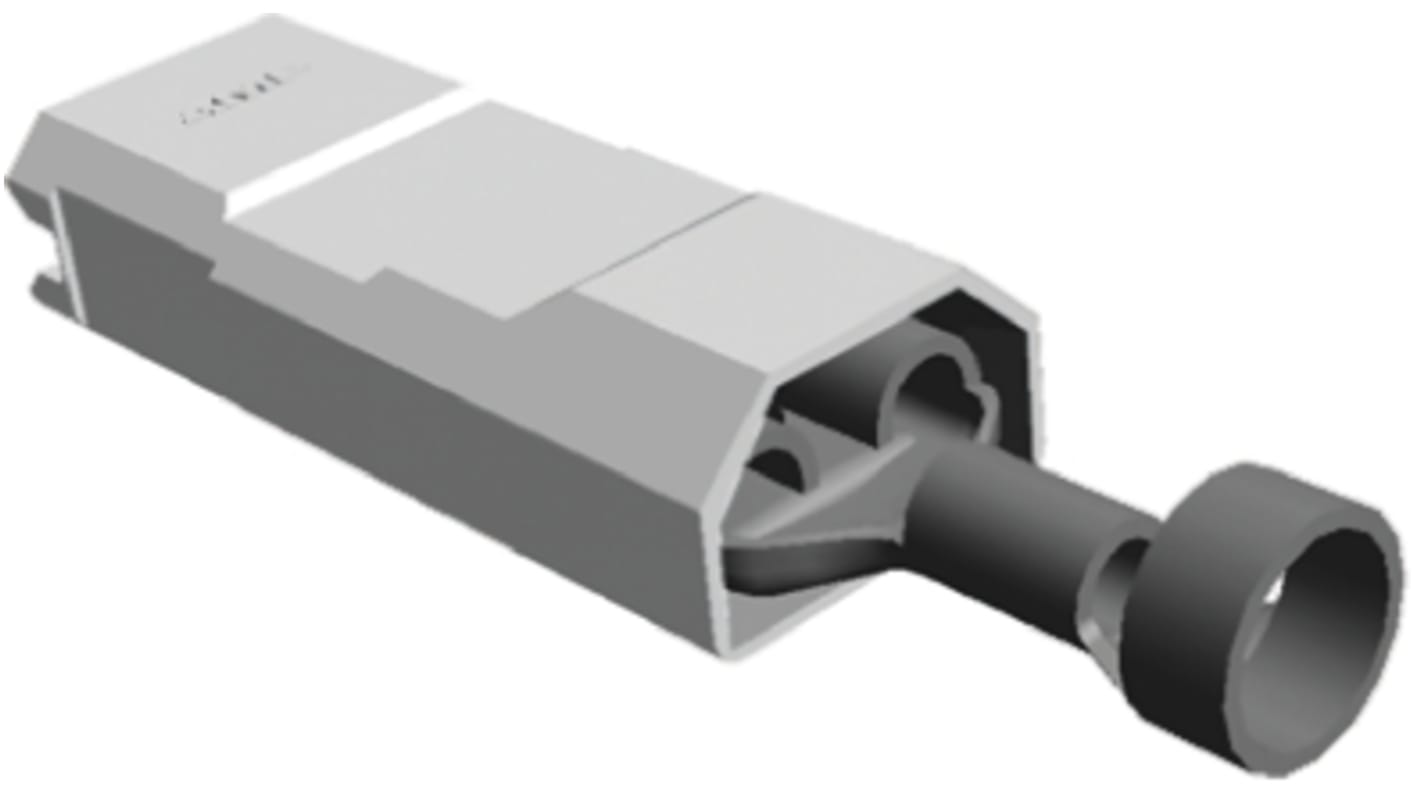 TE Connectivity Ultra-Pod Flachsteckhülse, Natur, Isoliert, 6.35 x 0.81mm, Buchse, 2mm² - 5.26mm², 14AWG min