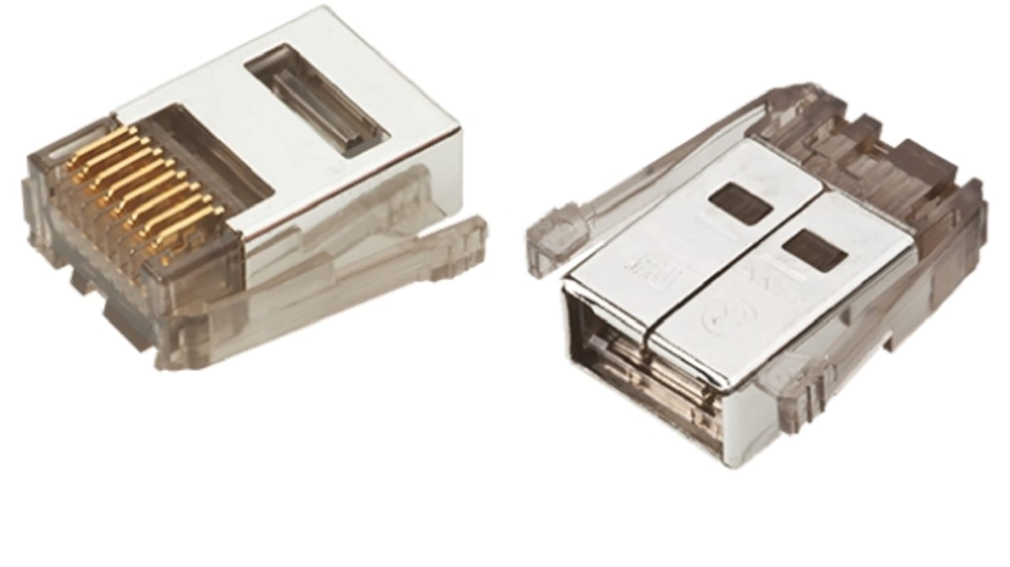 Conector macho SDL 50, cable plano,8vías