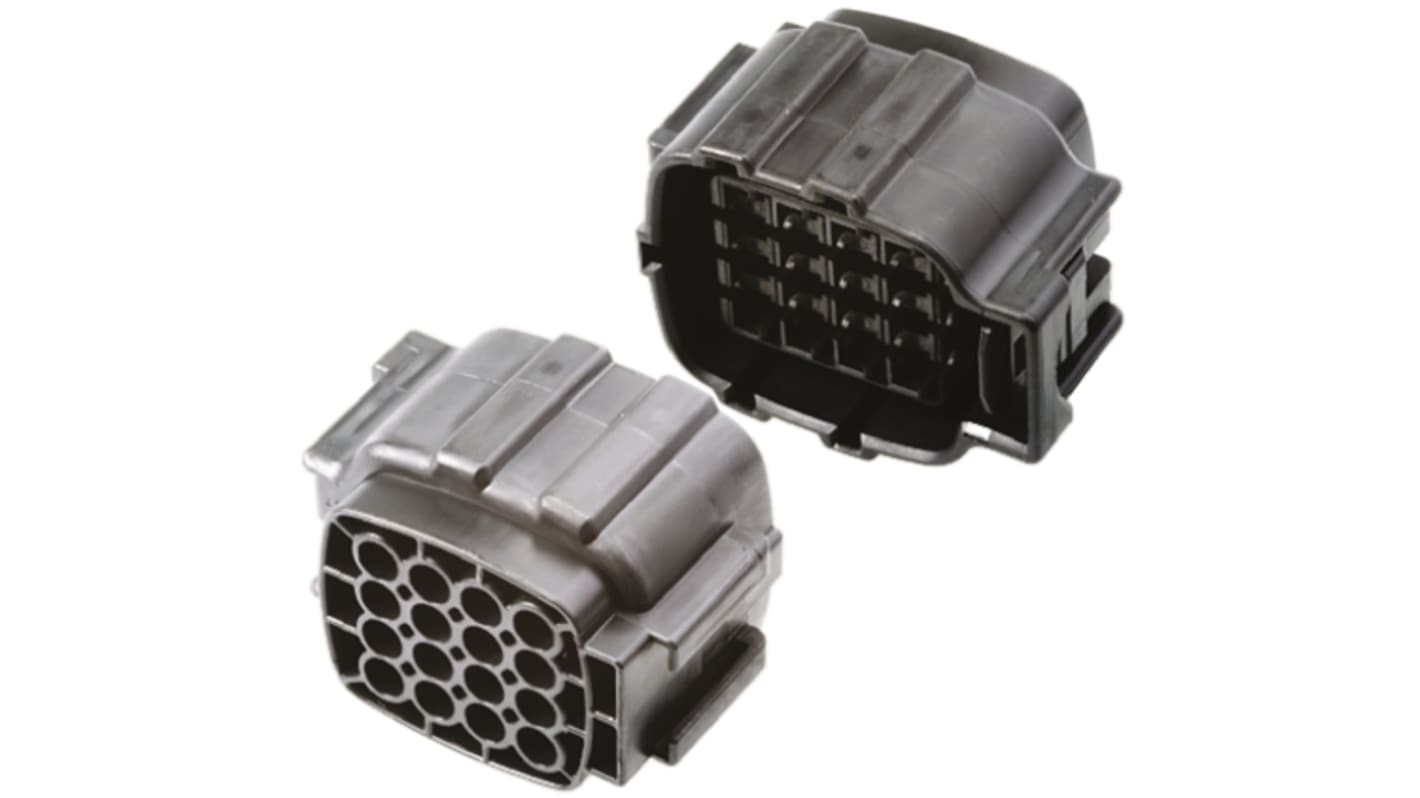 TE Connectivity, Econoseal J Mark II Automotive Connector Socket 16 Way