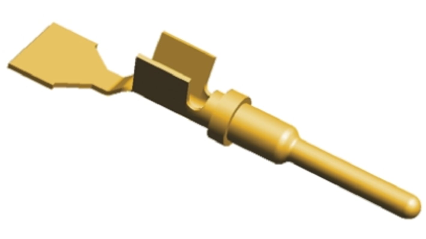 TE Connectivity AMPSEAL 16 Crimp-Anschlussklemmenkontakt Stecker, Kupferlegierung Gold-beschichtet