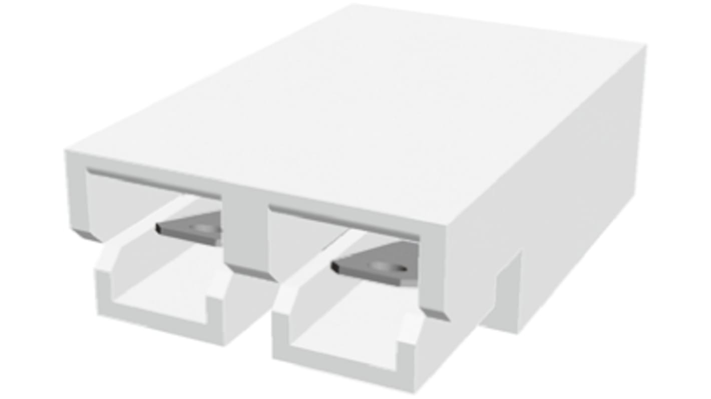 TE Connectivity 54483 Leiterplattengehäuse Buchse 7.92mm, 2-polig / 1-reihig gerade für AMP Power-Lock-Steckverbinder