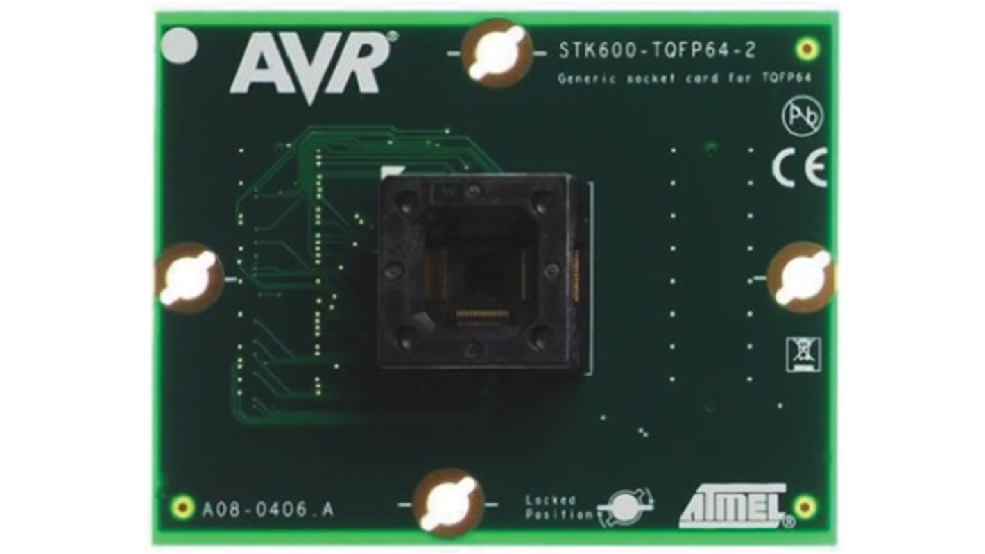 Socket card STK600 QFP64 / passo 0,5mm