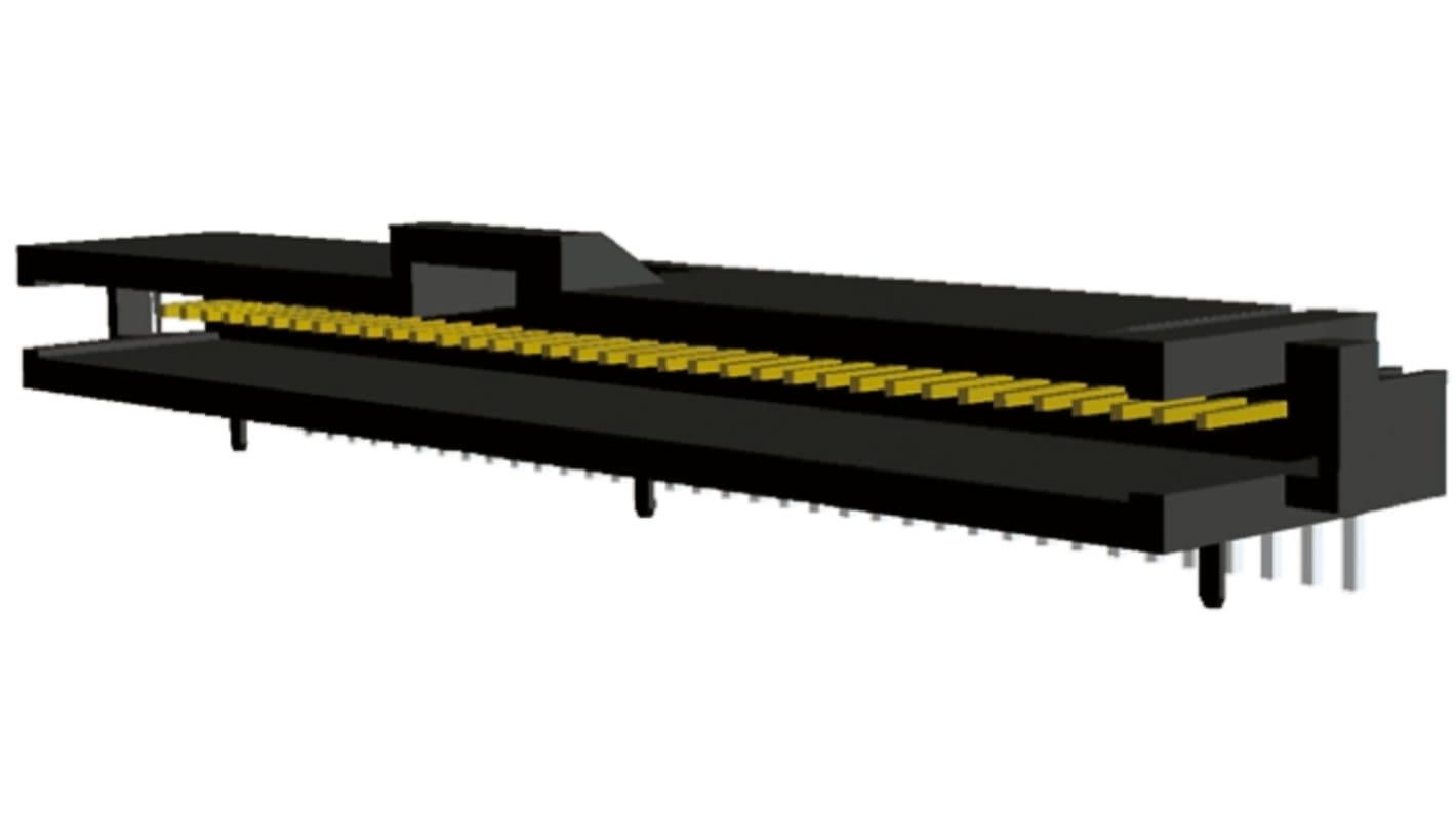 TE Connectivity AMPMODU System 50 Series Right Angle Through Hole PCB Header, 36 Contact(s), 1.27mm Pitch, 1 Row(s),