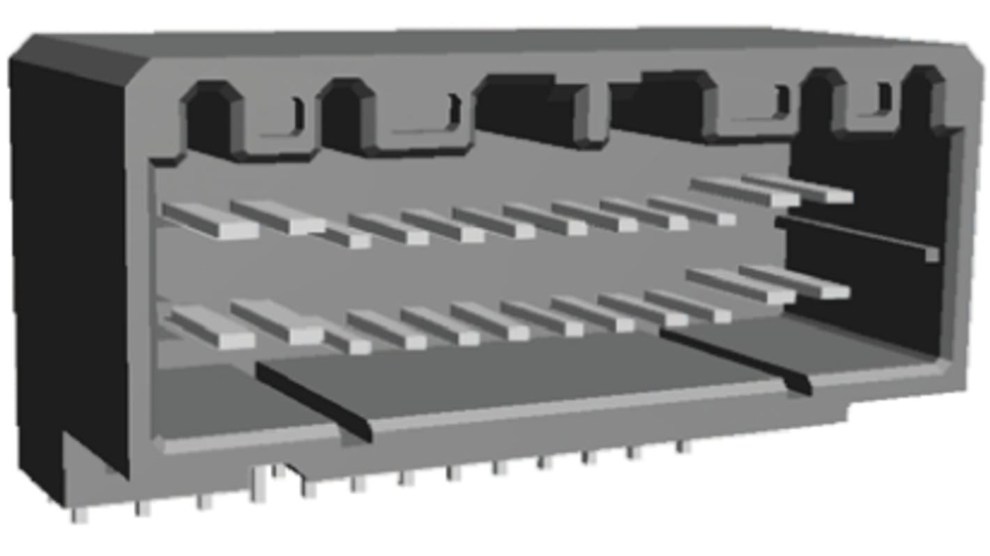 TE Connectivity, MULTILOCK 040/070 Female Connector Housing, 26 Way, 2 Row Right Angle