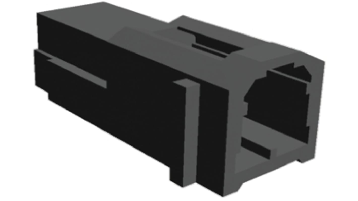 Carcasa de conector TE Connectivity 174460-2, Serie MULTILOCK 070, paso: 3.5mm, 2 contactos, , 1 fila filas, Recto,