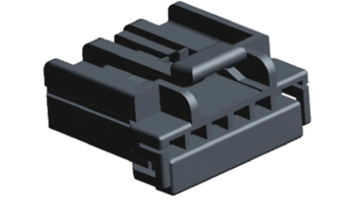 Carcasa de conector TE Connectivity 174923-2, Serie MULTILOCK 070, paso: 3.5mm, 6 contactos, , 1 fila filas, Recto,