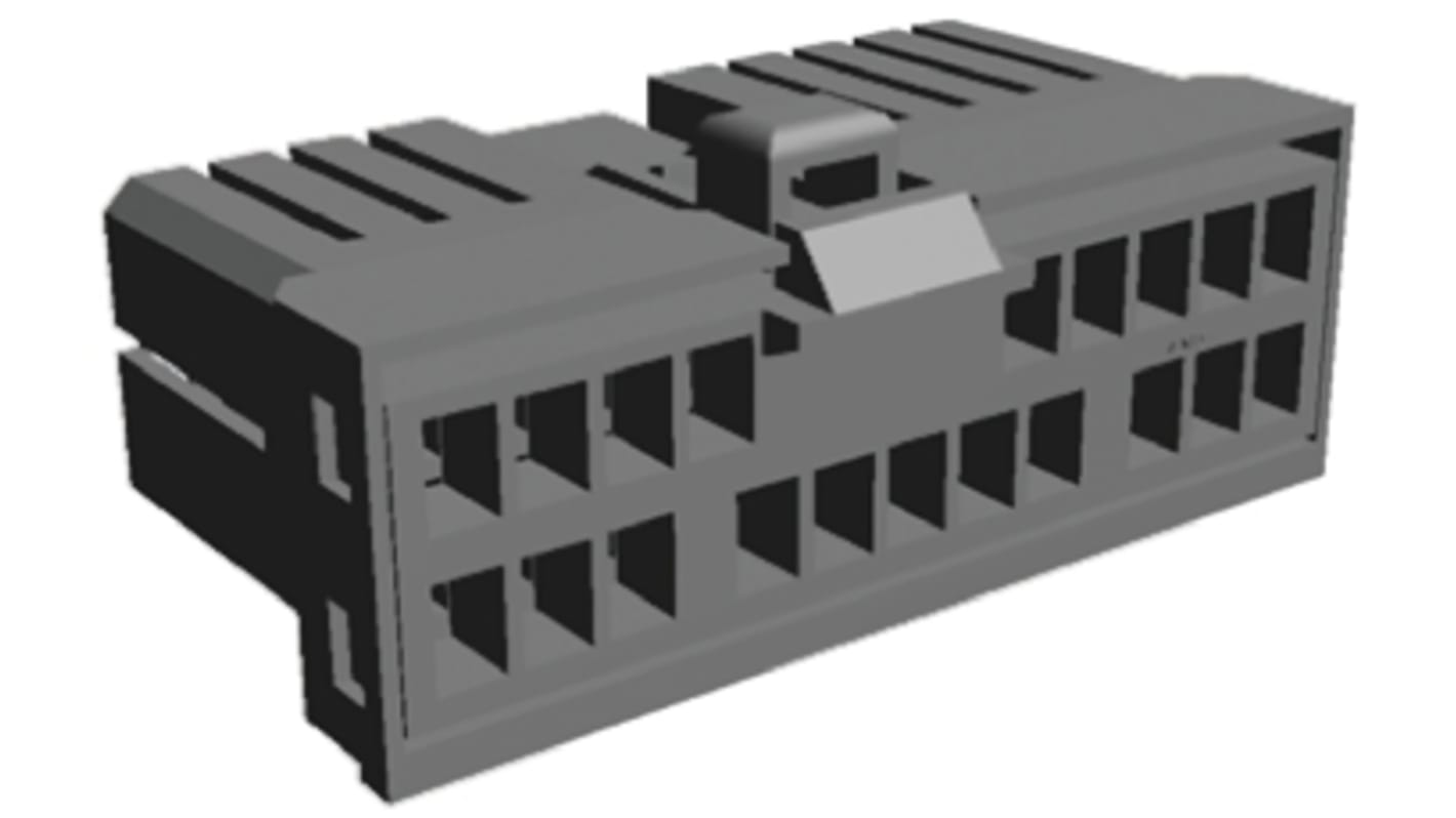 TE Connectivity, MULTILOCK 070 II Female Connector Housing, 3.5mm Pitch, 20 Way, 2 Row