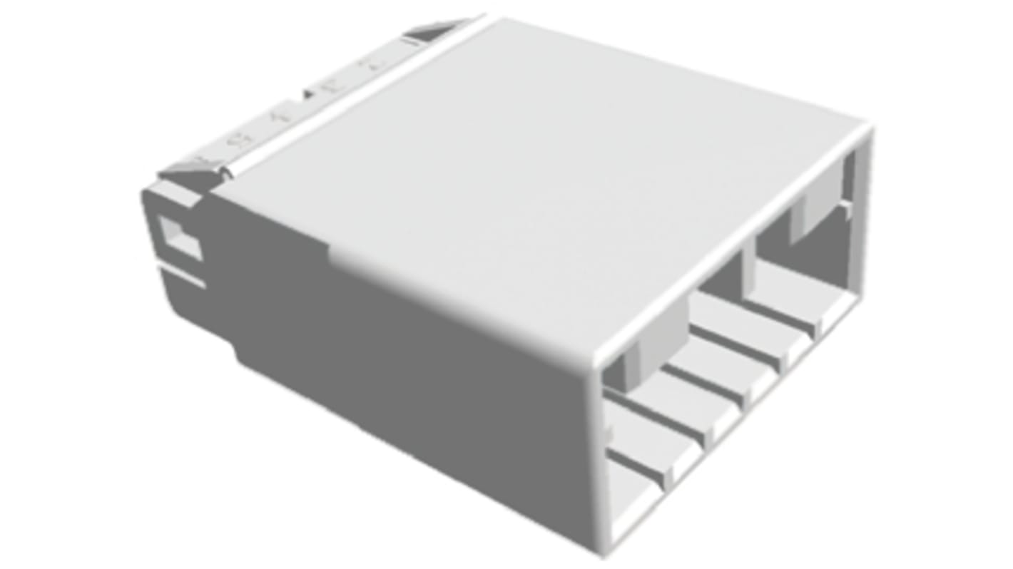 Carcasa de conector TE Connectivity 1-174930-1, Serie MULTILOCK 070, paso: 3.5mm, 6 contactos, , 1 fila filas, Recto,