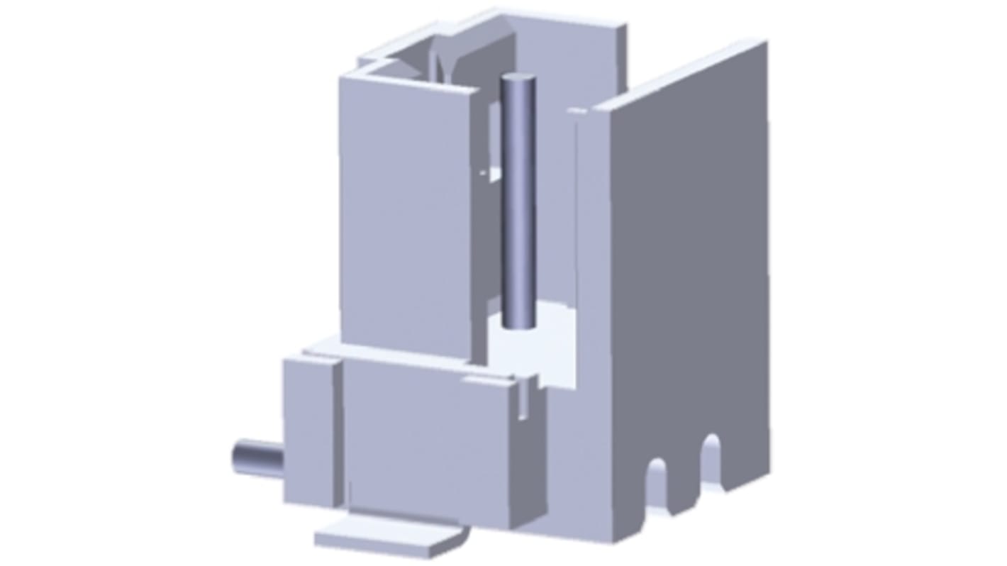 TE Connectivity AMP CT Series Straight Surface Mount PCB Header, 2 Contact(s), 2.0mm Pitch, 1 Row(s), Shrouded