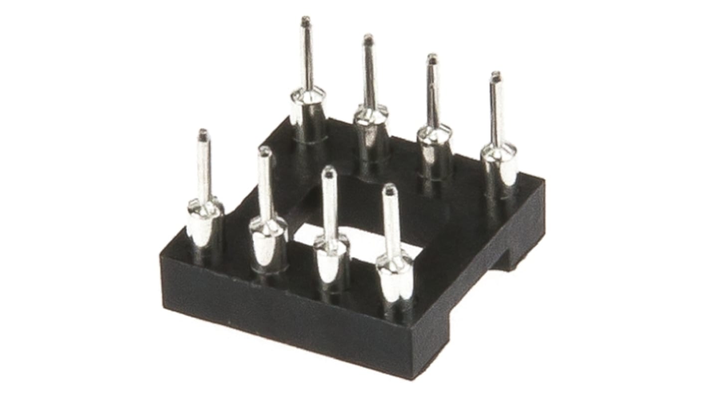 Lot De 4 Supports (sockets) DIP24 Bas Profil - Contacts En Or, Marque Augat (neufs)