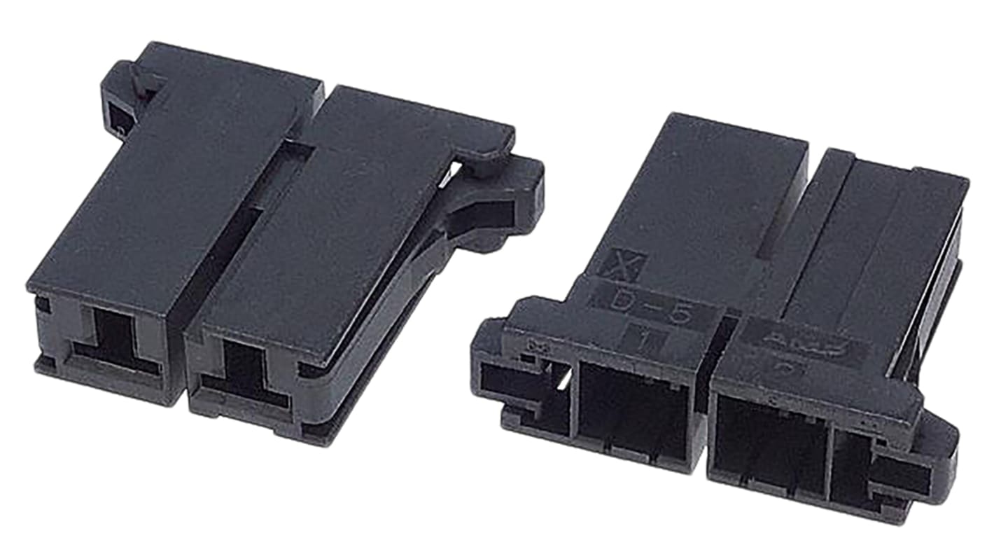 Carcasa de conector TE Connectivity 1-179958-2, Serie Dynamic 5000, paso: 10.16mm, 2 contactos, , 1 fila filas, Recto,