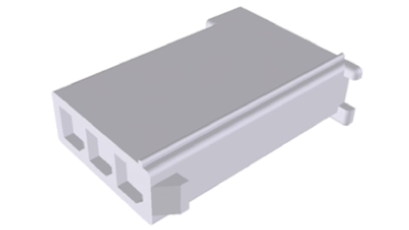 Carcasa de conector TE Connectivity 172344-1, Serie Mini-Universal MATE-N-LOK, paso: 4.2mm, 3 contactos, , 1 fila