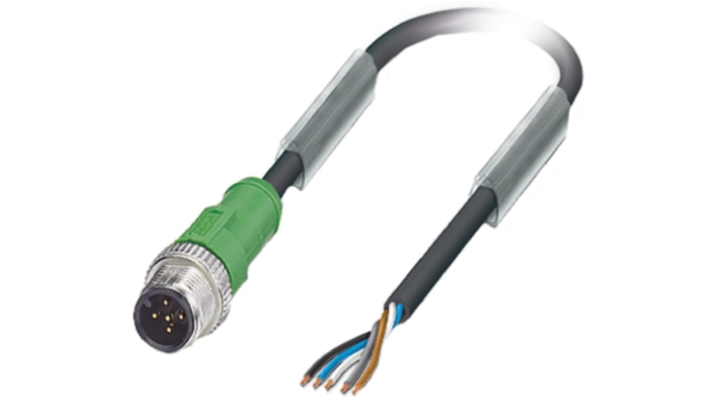 Phoenix Contact SAC-12P- 3 Sensorkabel – 12-adrig, Buchse, 3 M – Konfektioniertes Industriekabel