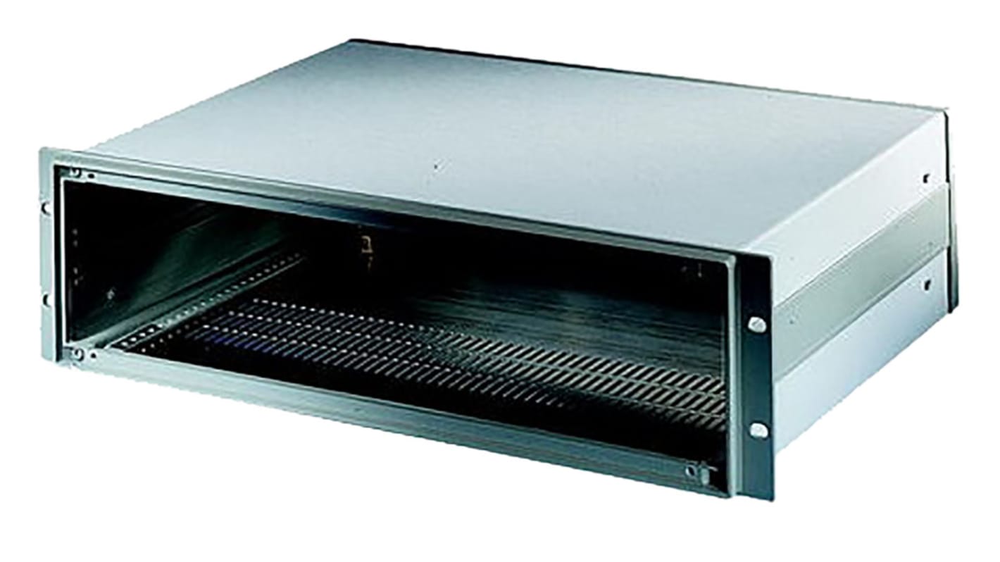 Schroff, 3U, 19-Inch Rack Mount Case, Inpac Ventilated, 132.5 x 483 x 314.5mm