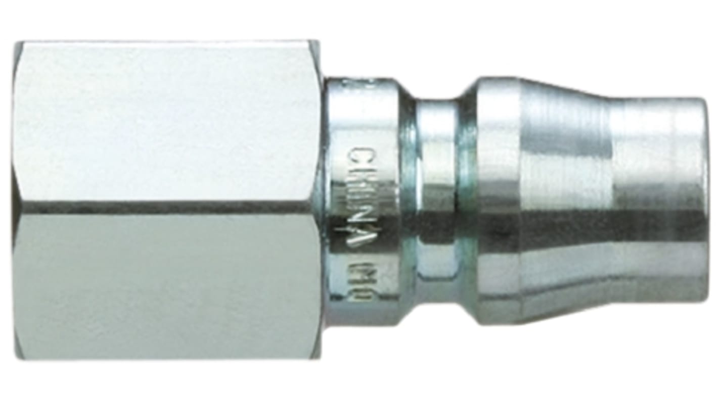 SMC Structural Steel Female Pneumatic Quick Connect Coupling, Rc 1/4 Female Threaded