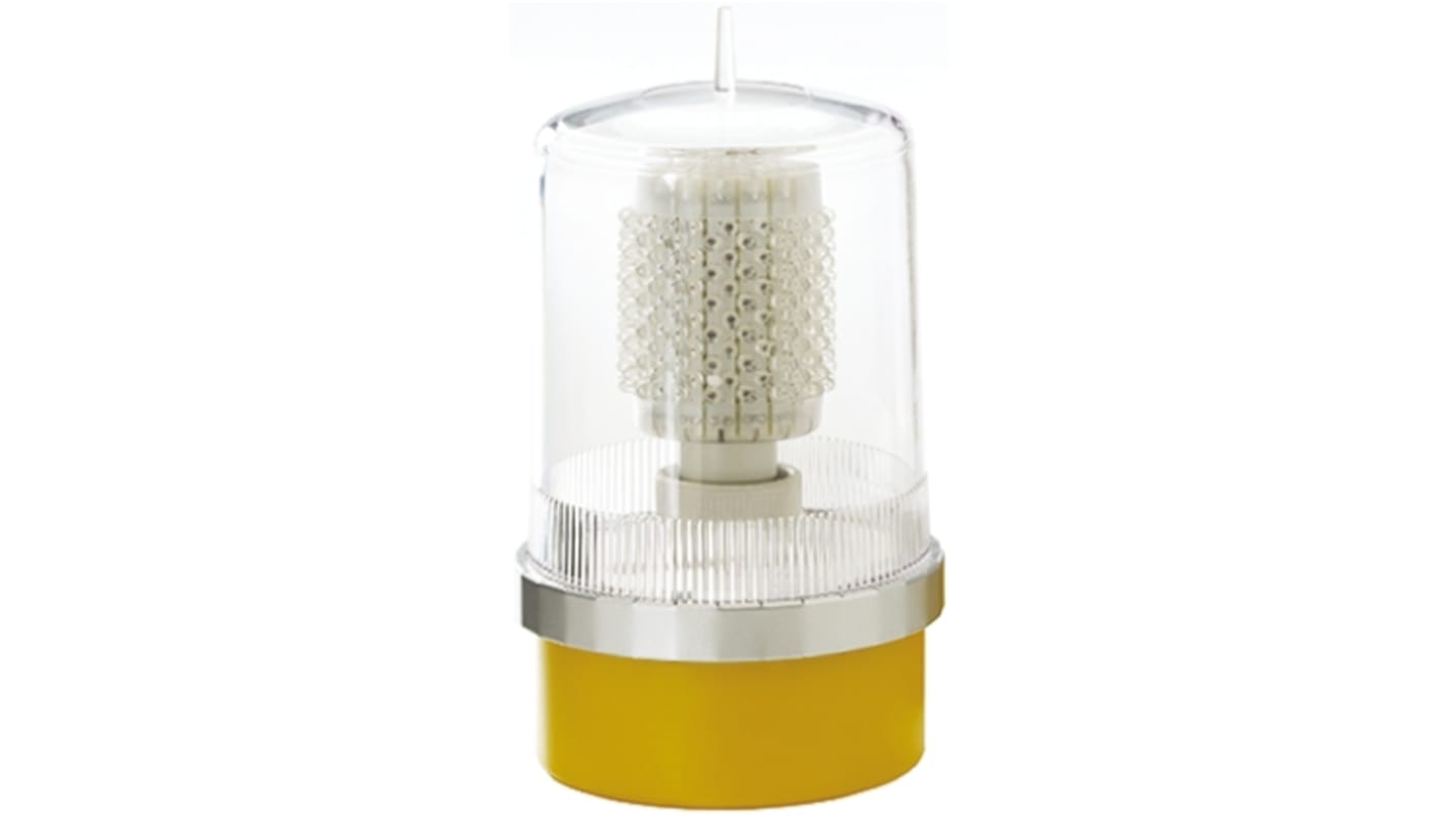 Moflash OLS 32 Series Red Steady Beacon, 230 V ac/dc, Surface Mount, LED Bulb, IP66