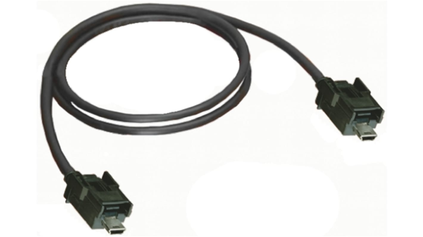 Molex USB-Kabel, Mini-USB B / Mini-USB B, 500mm USB 2.0 Schwarz