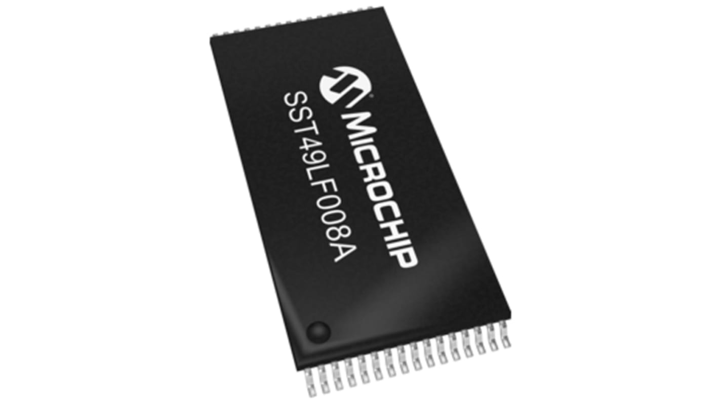 Memoria flash, Paralelo SST49LF008A-33-4C-WHE 8Mbit, 1.024K x 8 bits, 120ns, TSOP, 32 pines