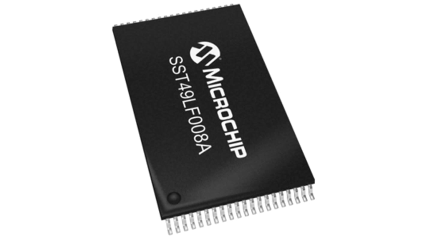 Memoria flash, Paralelo SST49LF008A-33-4C-EIE 8Mbit, 1024 K x 8 bits, 120ns, TSOP, 40 pines