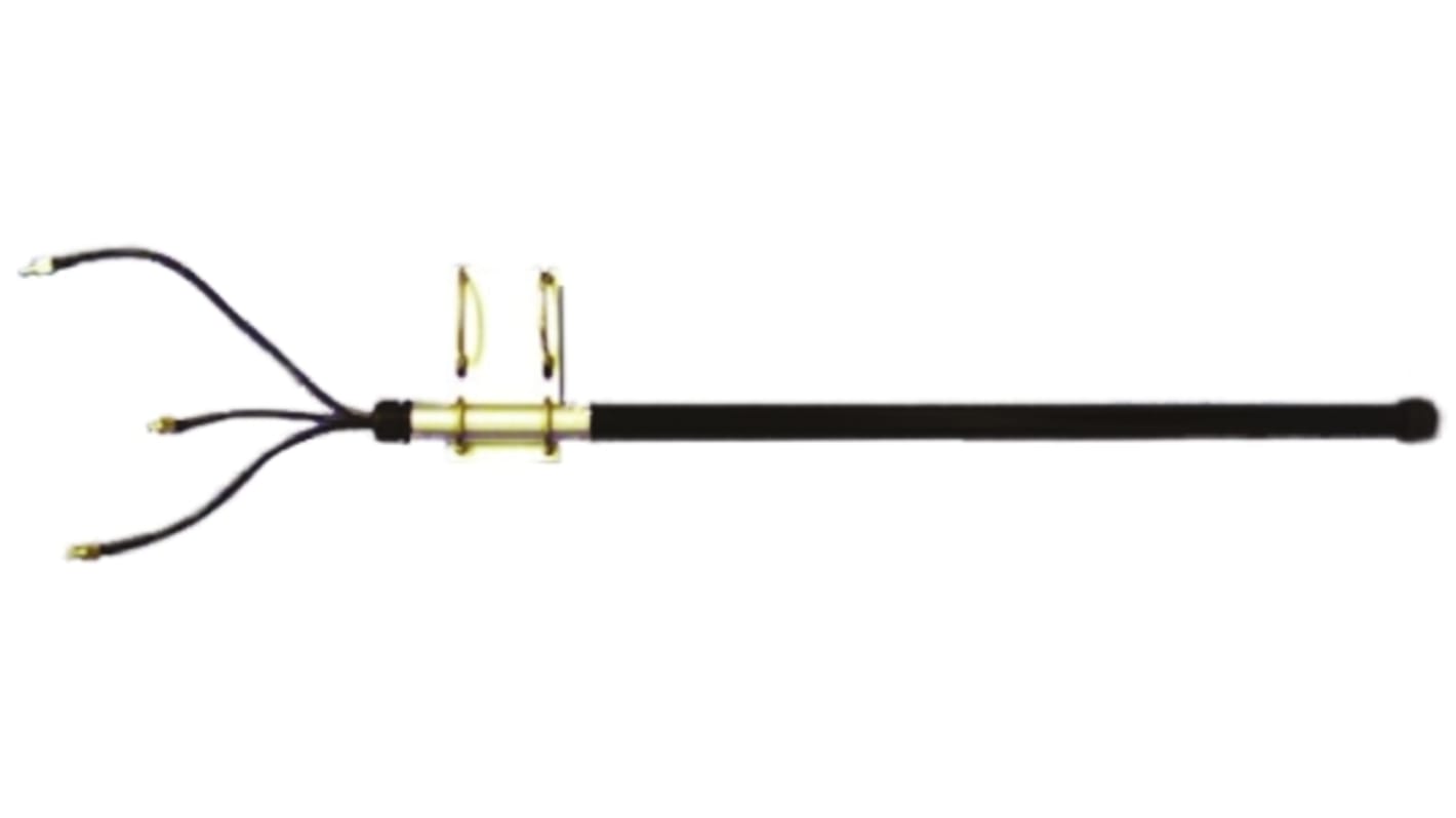 Mobilemark DOD5-2400/5500-3C3C3C-BLK-STD Rod WiFi Antenna with SMA Connector, WiFi (Dual Band)